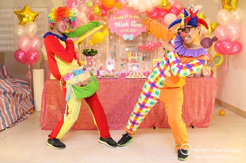 Chú Hề Hoạt Náo – Bong Bóng – Ảo Thuật | Sinh Nhật & Thôi Nôi