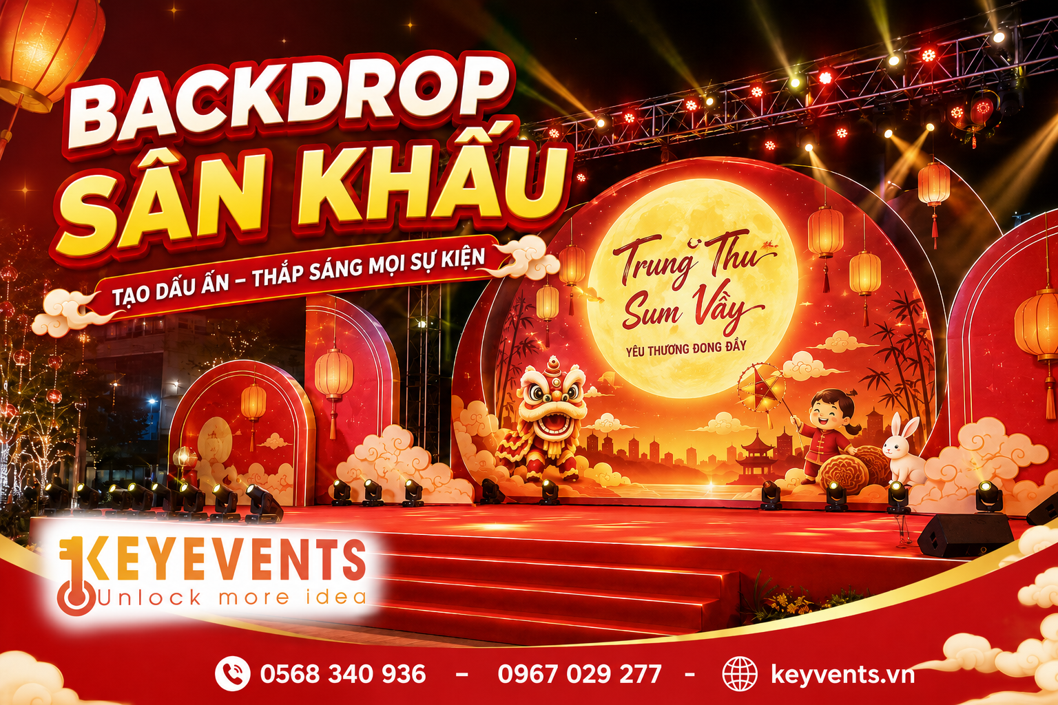 backdrop trung thu