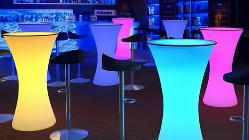 Cho Thuê Bàn LED Phát Sáng – Bàn Cocktail LED Sự Kiện