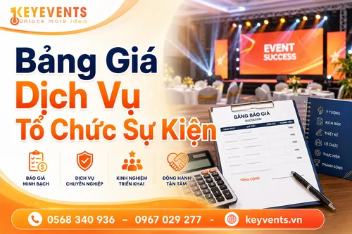 Bảng Giá Dịch Vụ Tổ Chức Sự Kiện