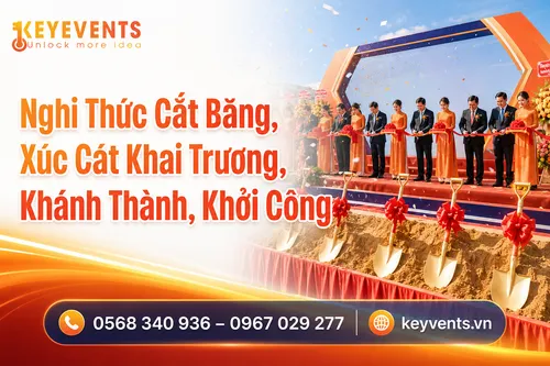 Nghi Thức Cắt Băng, Xúc Cát Khai Trương, Khánh Thành, Khởi Công