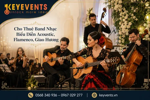 Cho Thuê Band Nhạc Biểu Diễn Acoustic, Flamenco, Giao Hưởng