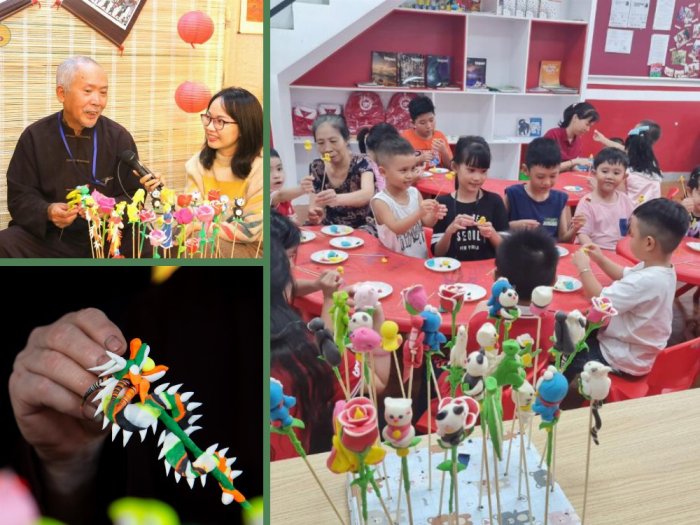 Thuê Nghệ Nhân Tò He & Nghệ Nhân Xếp Lá Dừa Sự Kiện