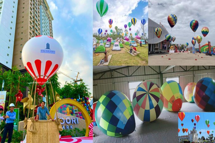 Cho Thuê Bóng Khí Cầu – Khinh Khí Cầu Sự Kiện Quảng Cáo