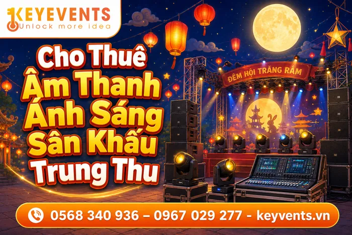 Cho Thuê Âm Thanh Ánh Sáng Sân Khấu Trung Thu