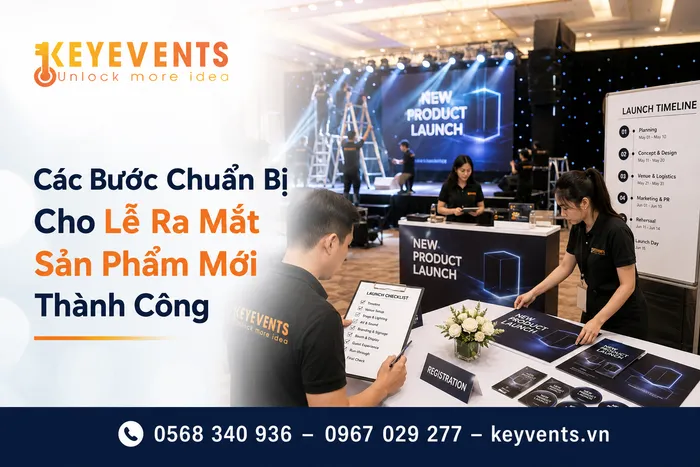 Các Bước Chuẩn Bị Cho Lễ Ra Mắt Sản Phẩm Mới Thành Công