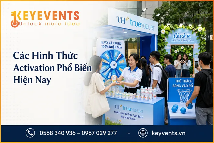 Các Hình Thức Activation Phổ Biến Hiện Nay