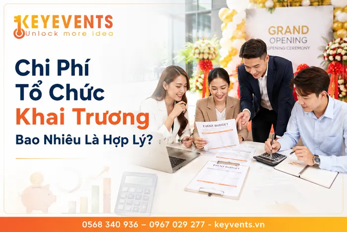 Chi Phí Tổ Chức Khai Trương Bao Nhiêu Là Hợp Lý?