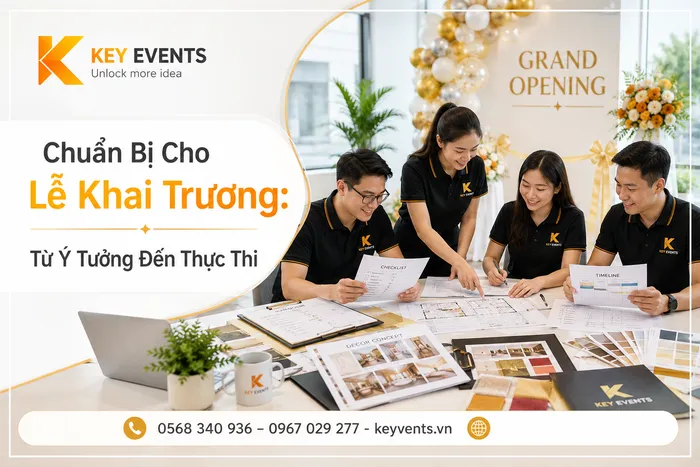 Chuẩn Bị Cho Lễ Khai Trương: Từ Ý Tưởng Đến Thực Thi