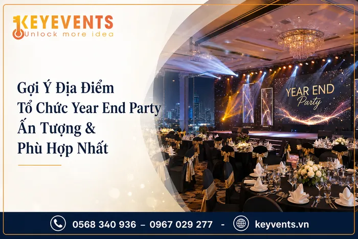 Gợi Ý Địa Điểm Tổ Chức Year End Party Ấn Tượng & Phù Hợp Nhất