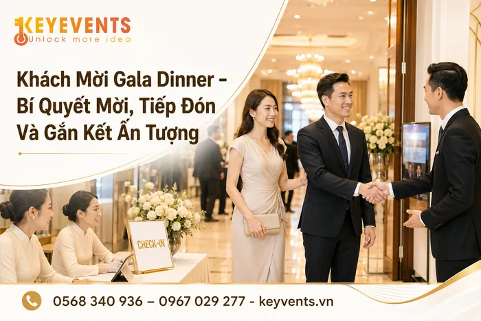Khách Mời Gala Dinner – Bí Quyết Mời, Tiếp Đón Và Gắn Kết Ấn Tượng