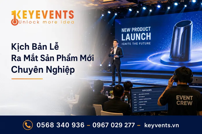 Kịch Bản Lễ Ra Mắt Sản Phẩm Mới Chuyên Nghiệp