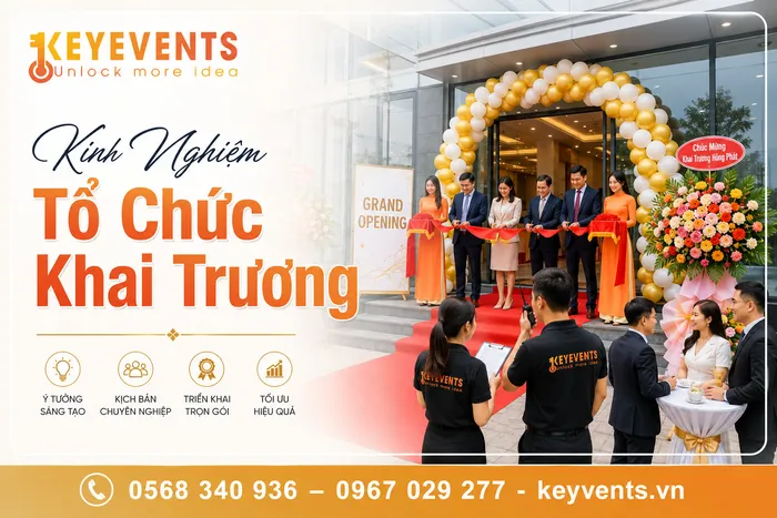 Kinh Nghiệm Tổ Chức Khai Trương