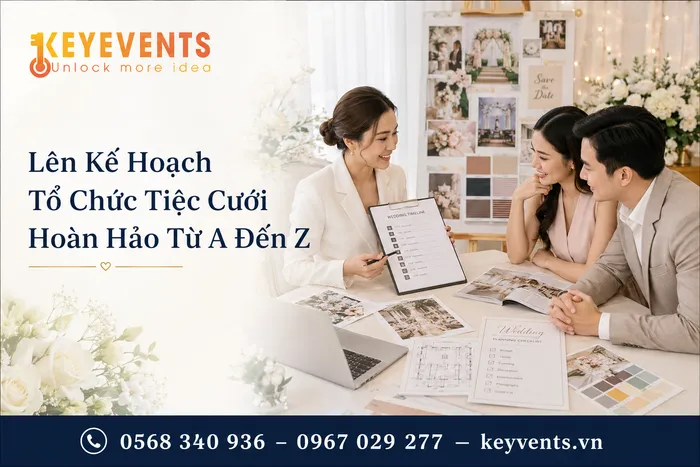 Lên Kế Hoạch Tổ Chức Tiệc Cưới Hoàn Hảo Từ A Đến Z