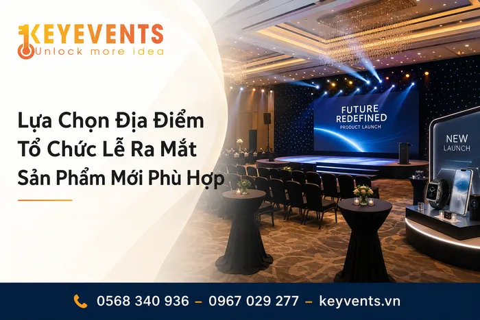 Lựa Chọn Địa Điểm Tổ Chức Lễ Ra Mắt Sản Phẩm Mới Phù Hợp
