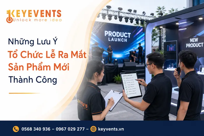 Những Lưu Ý Tổ Chức Lễ Ra Mắt Sản Phẩm Mới Thành Công