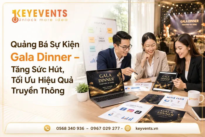 Quảng Bá Sự Kiện Gala Dinner – Tăng Sức Hút, Tối Ưu Hiệu Quả Truyền Thông