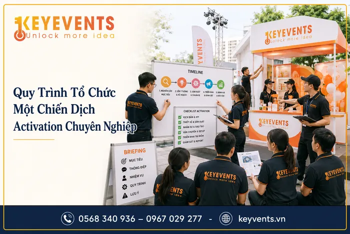 Quy Trình Tổ Chức Một Chiến Dịch Activation Chuyên Nghiệp