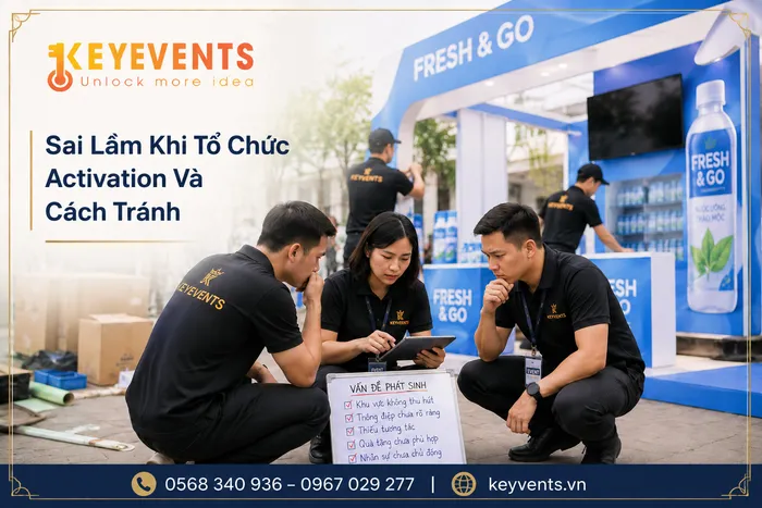 Sai Lầm Khi Tổ Chức Activation Và Cách Tránh