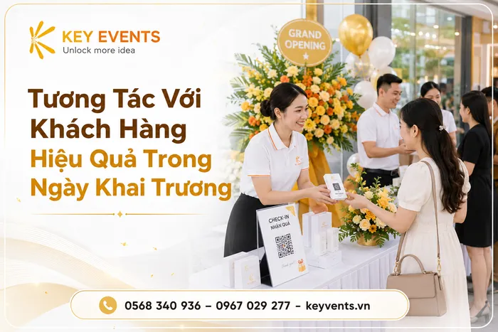 Tương Tác Với Khách Hàng Hiệu Quả Trong Ngày Khai Trương