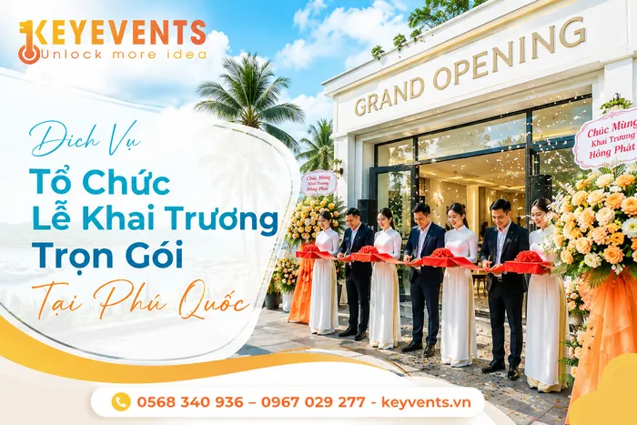 Dịch Vụ Tổ Chức Lễ Khai Trương Trọn Gói Tại Phú Quốc